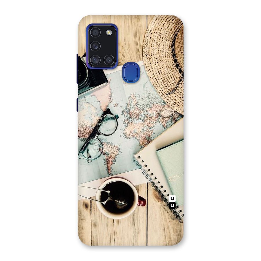 Camera Notebook Back Case for Galaxy A21s