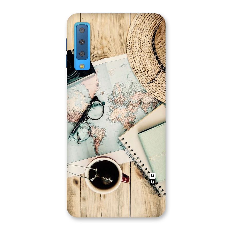 Camera Notebook Back Case for Galaxy A7 (2018)