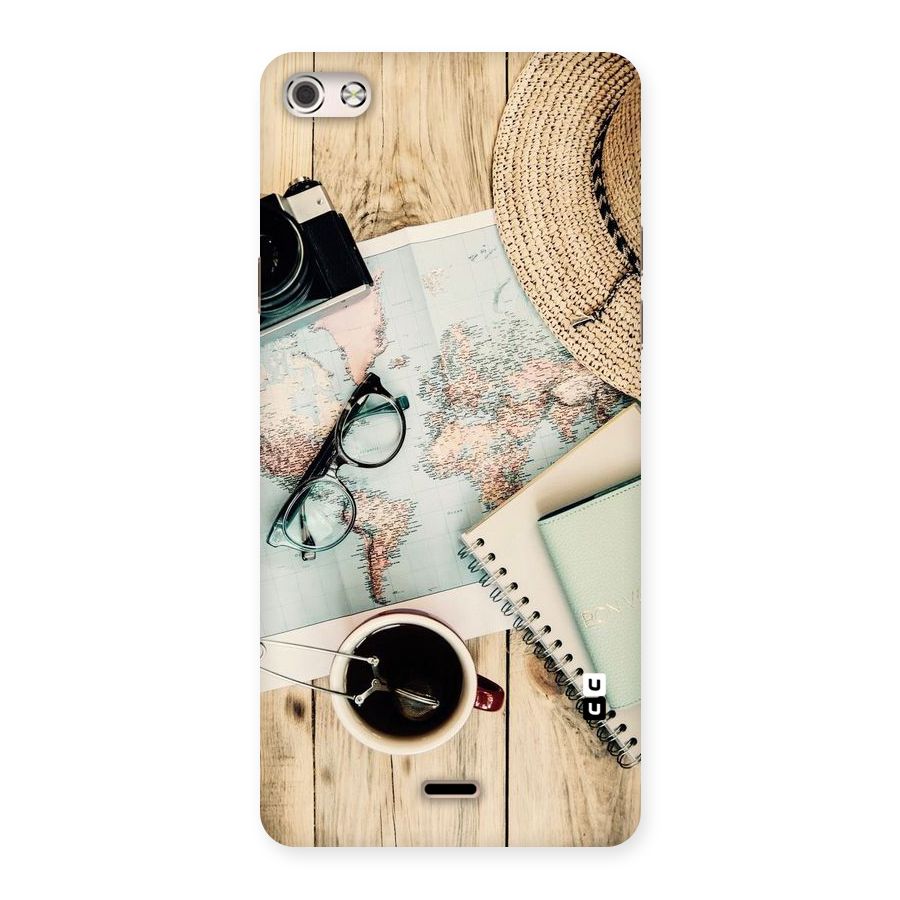 Camera Notebook Back Case for Micromax Canvas Silver 5