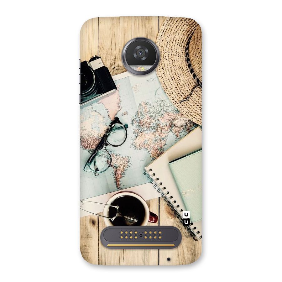 Camera Notebook Back Case for Moto Z2 Play