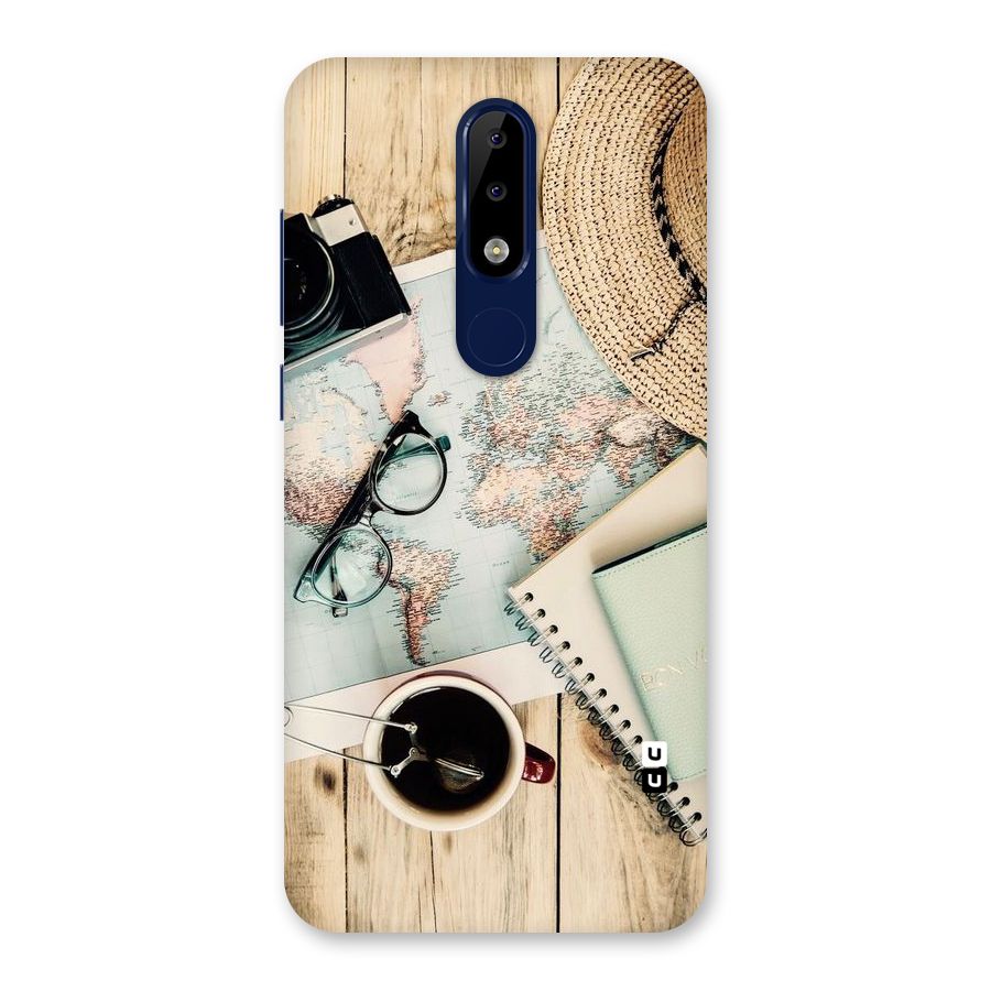 Camera Notebook Back Case for Nokia 5.1 Plus
