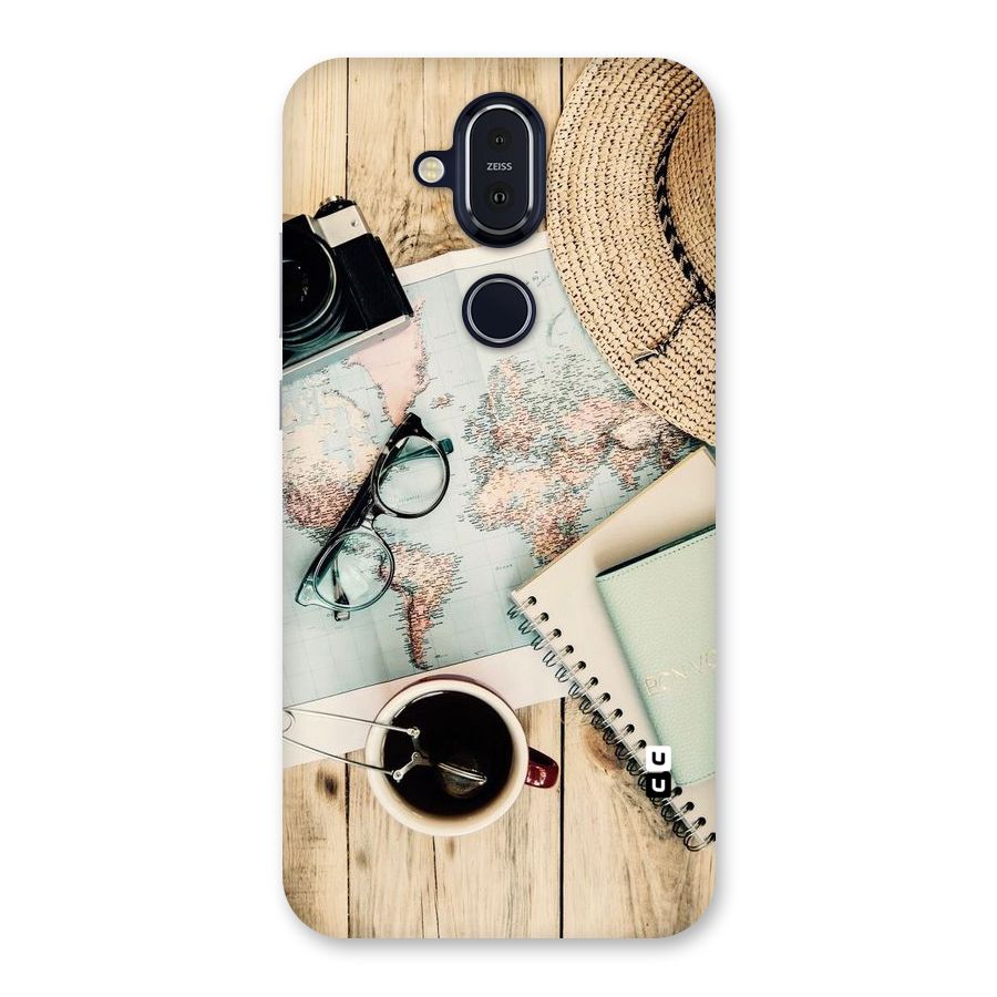 Camera Notebook Back Case for Nokia 8.1