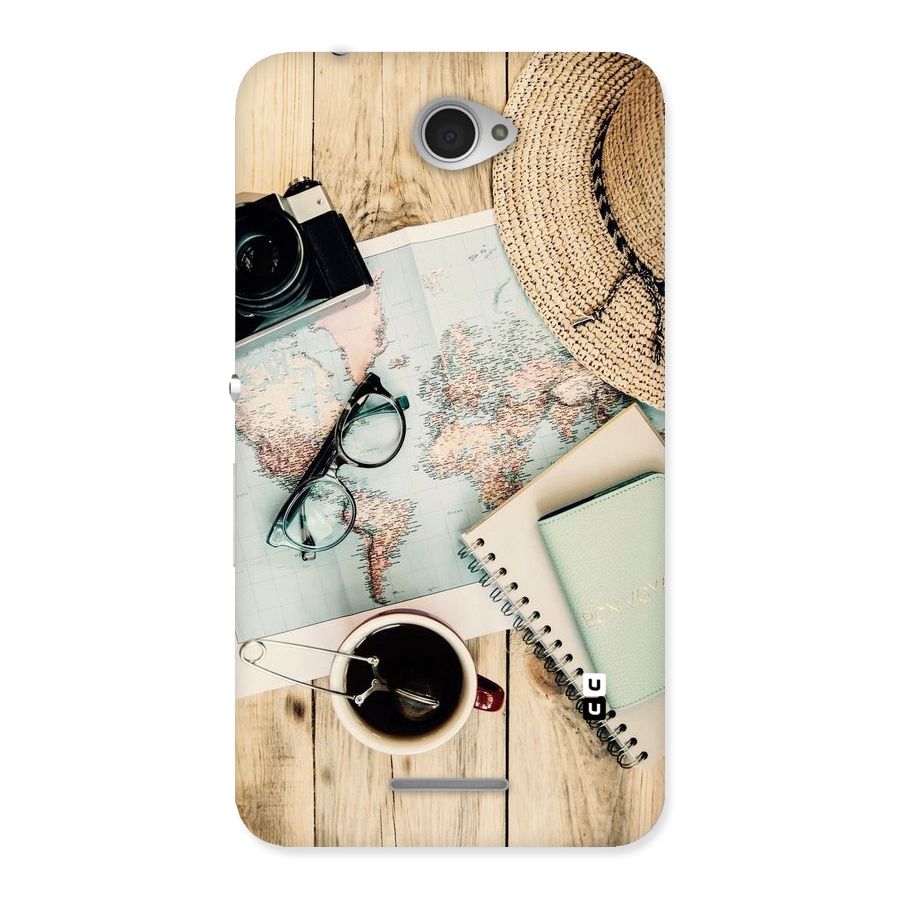 Camera Notebook Back Case for Sony Xperia E4