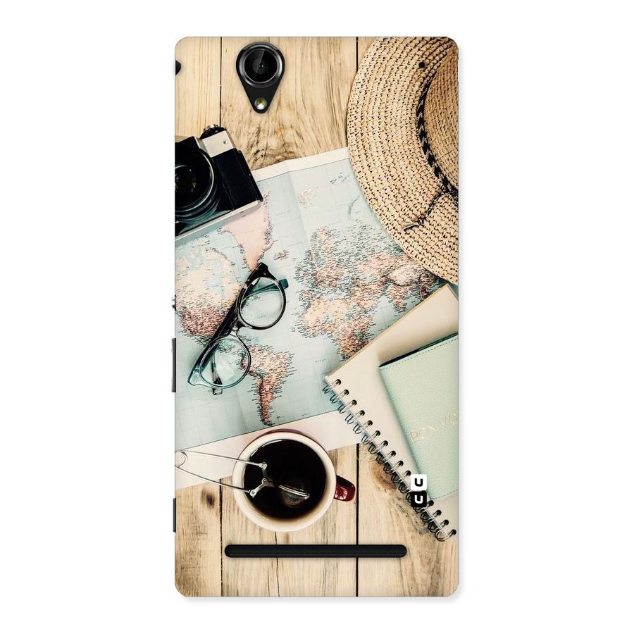 Camera Notebook Back Case for Sony Xperia T2
