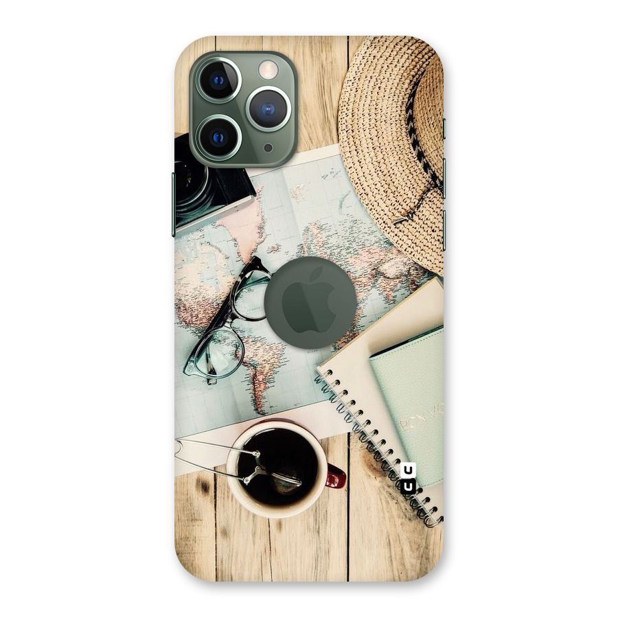Camera Notebook Back Case for iPhone 11 Pro Logo  Cut