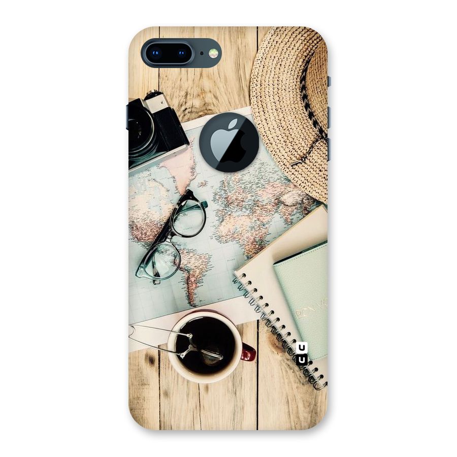 Camera Notebook Back Case for iPhone 7 Plus Logo Cut