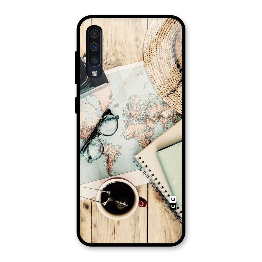 Camera Notebook Glass Back Case for Galaxy A30s