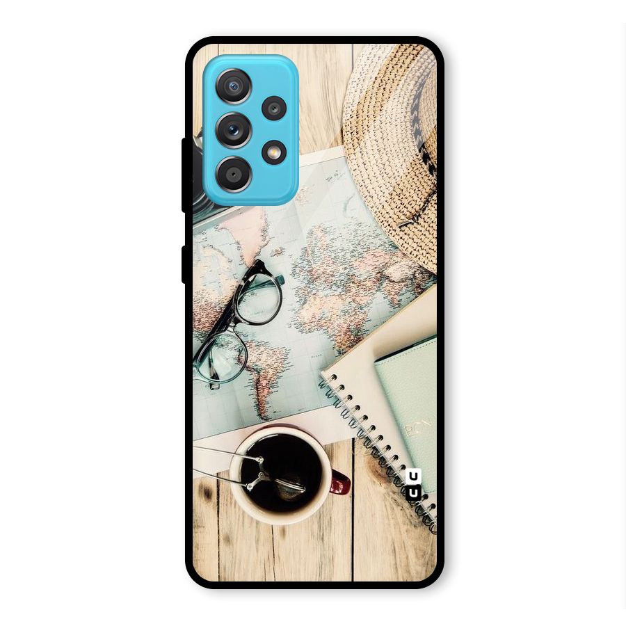 Camera Notebook Glass Back Case for Galaxy A52