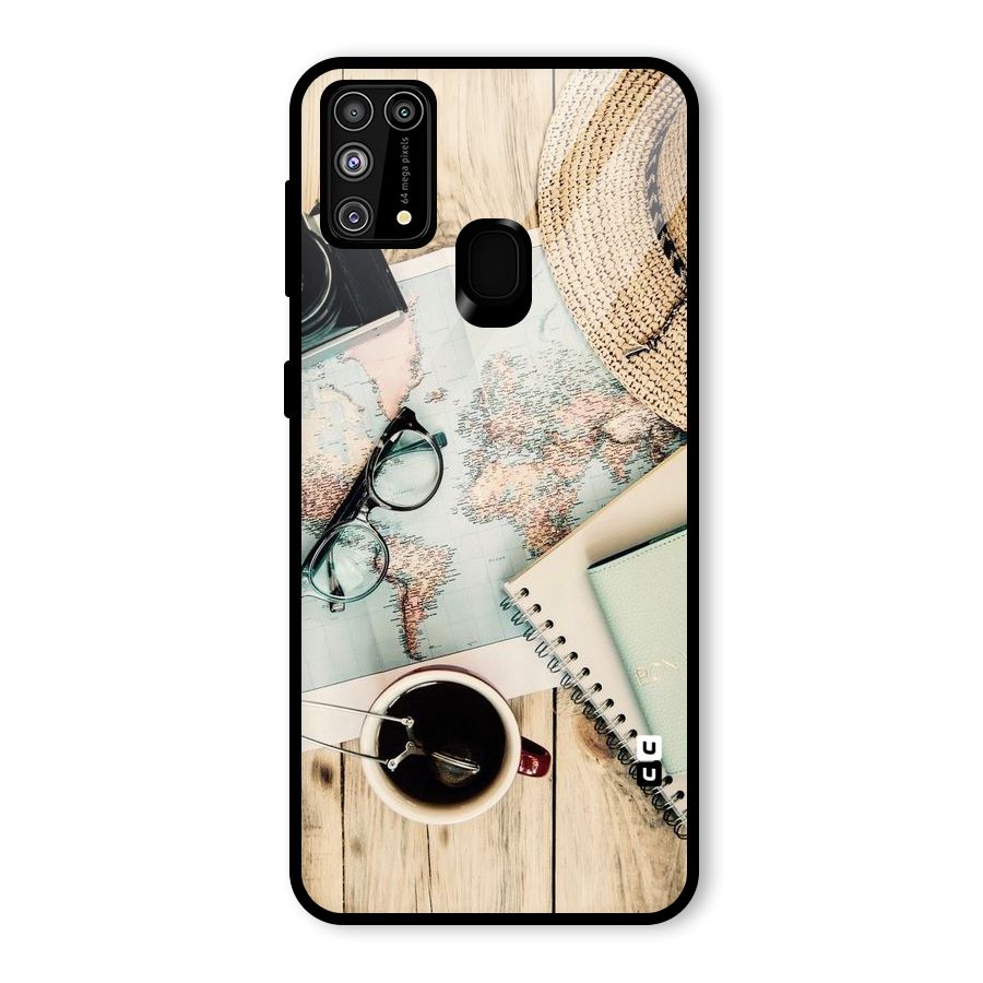 Camera Notebook Glass Back Case for Galaxy F41