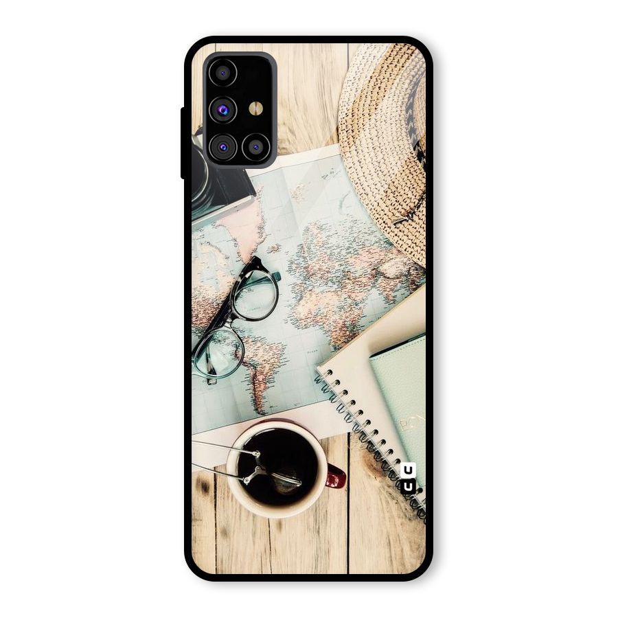 Camera Notebook Glass Back Case for Galaxy M31s