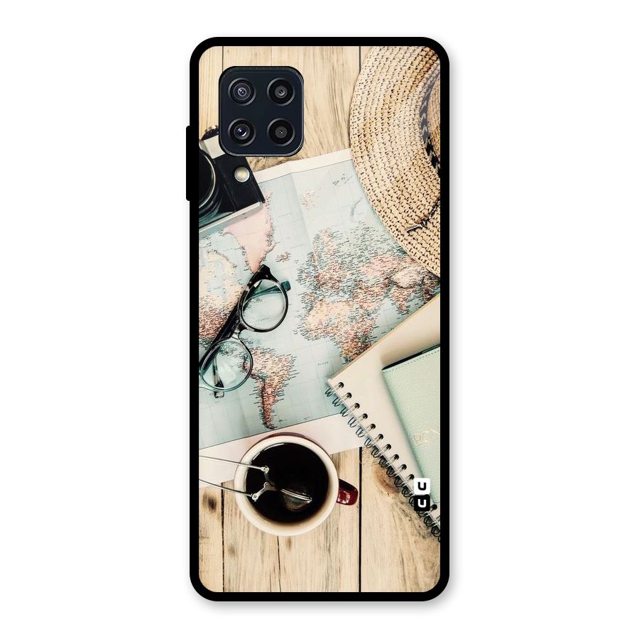 Camera Notebook Glass Back Case for Galaxy M32