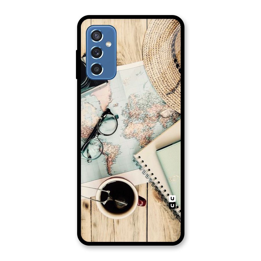Camera Notebook Glass Back Case for Galaxy M52 5G