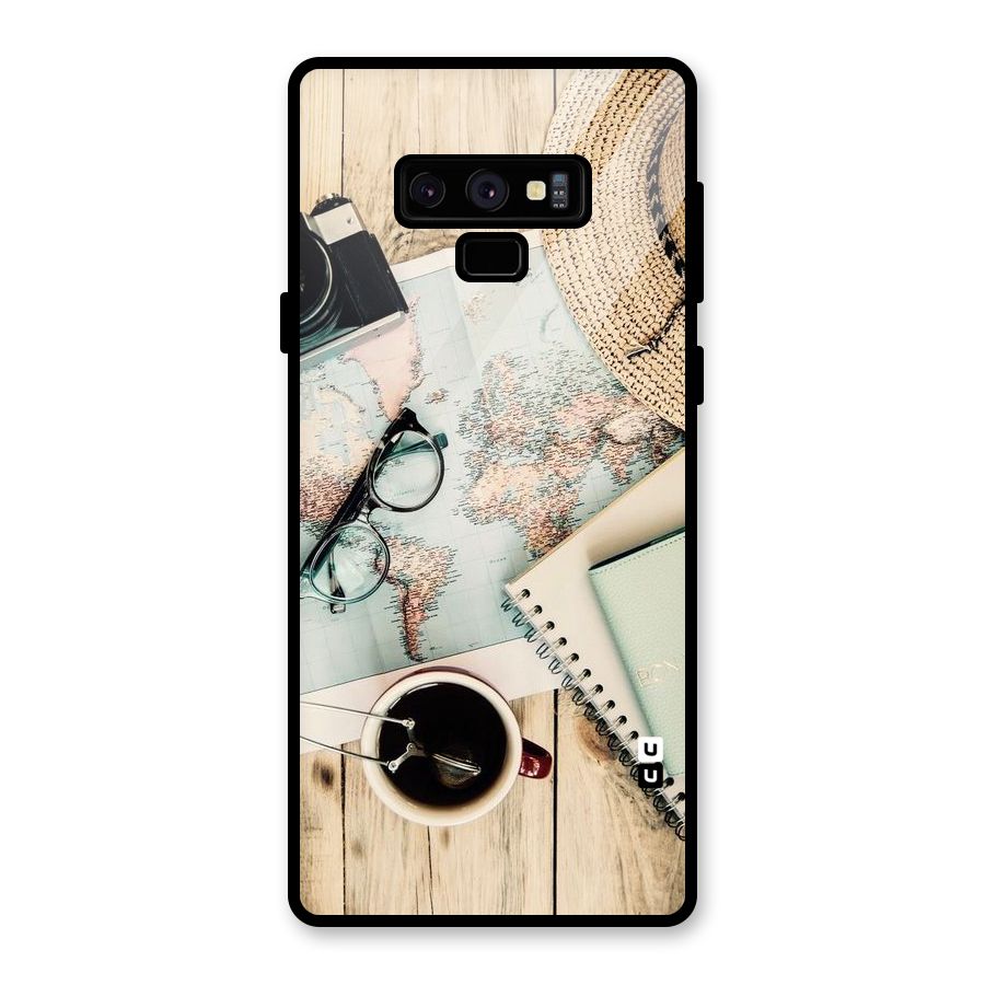 Camera Notebook Glass Back Case for Galaxy Note 9