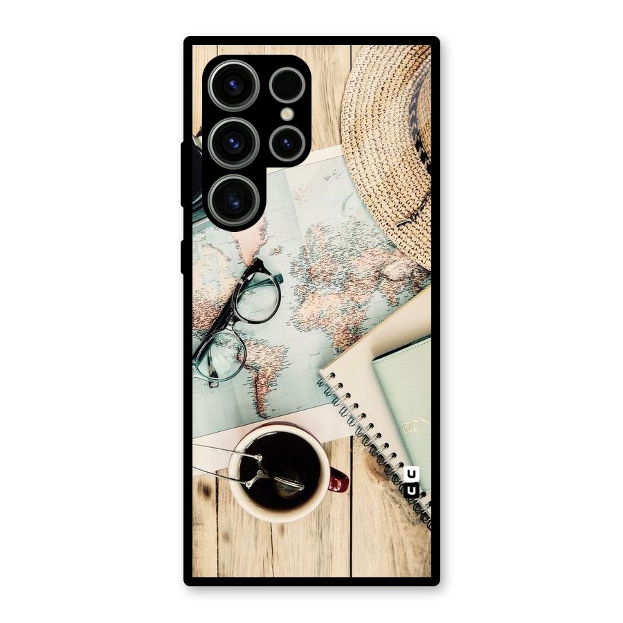Camera Notebook Glass Back Case for Galaxy S23 Ultra