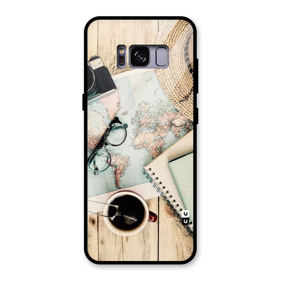 Camera Notebook Glass Back Case for Galaxy S8