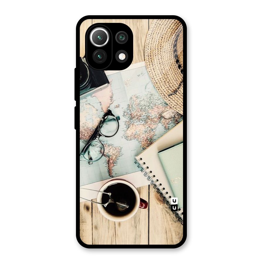 Camera Notebook Glass Back Case for Mi 11 Lite NE 5G