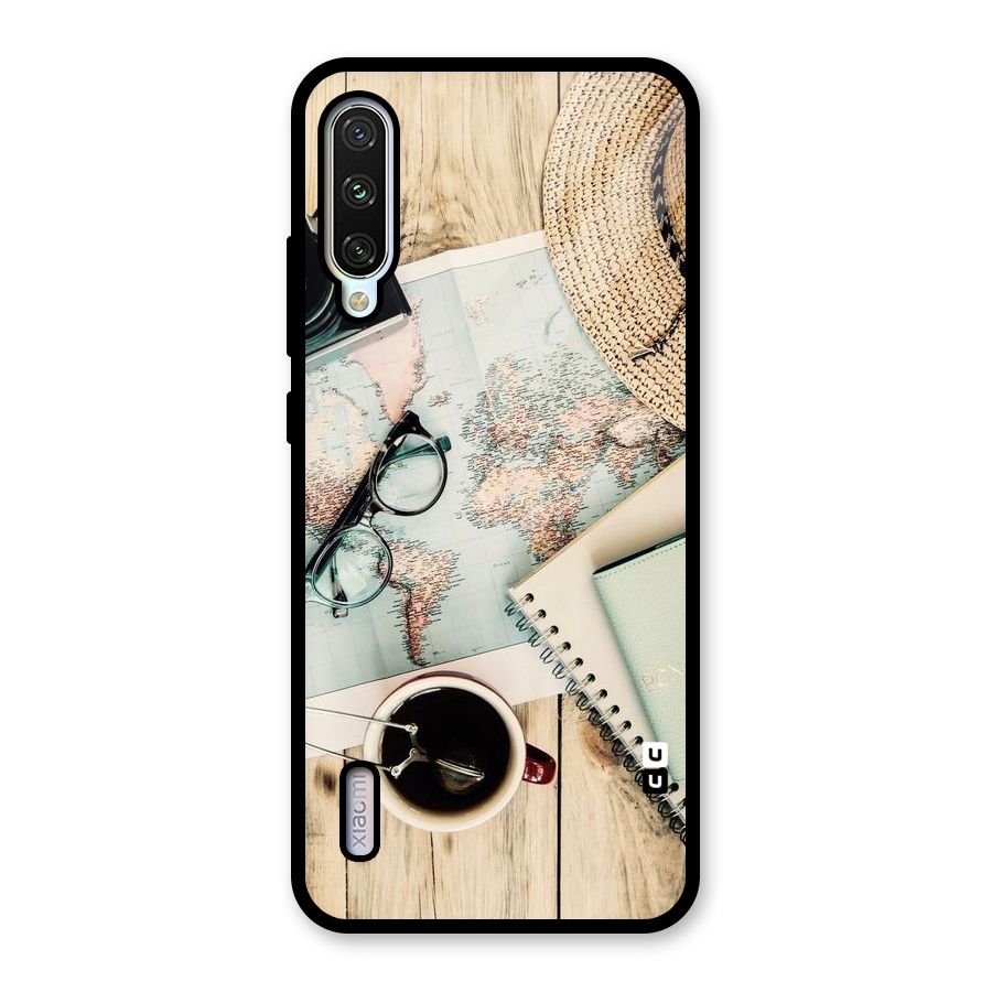 Camera Notebook Glass Back Case for Mi A3