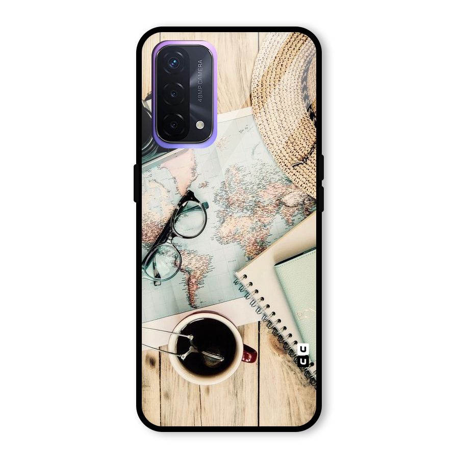 Camera Notebook Glass Back Case for Oppo A74 5G