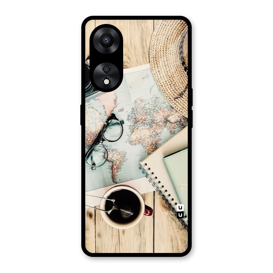 Camera Notebook Glass Back Case for Oppo A78