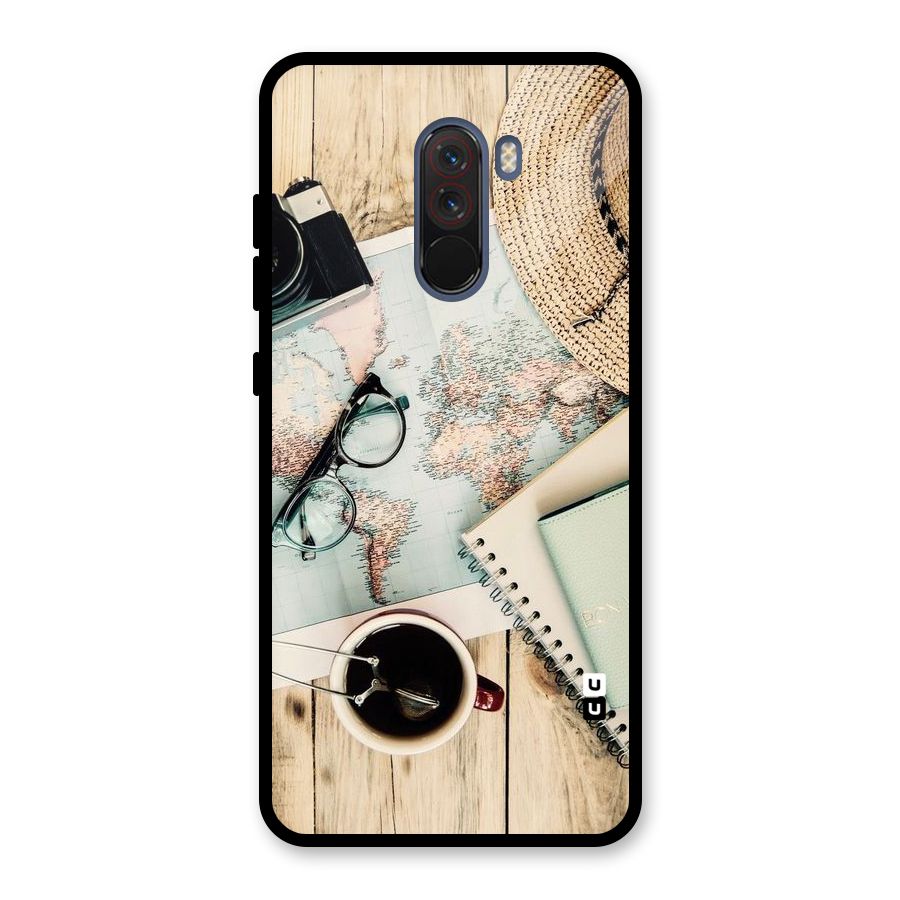 Camera Notebook Glass Back Case for Poco F1