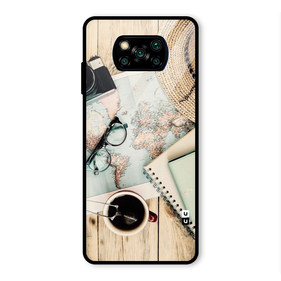 Camera Notebook Glass Back Case for Poco X3 Pro