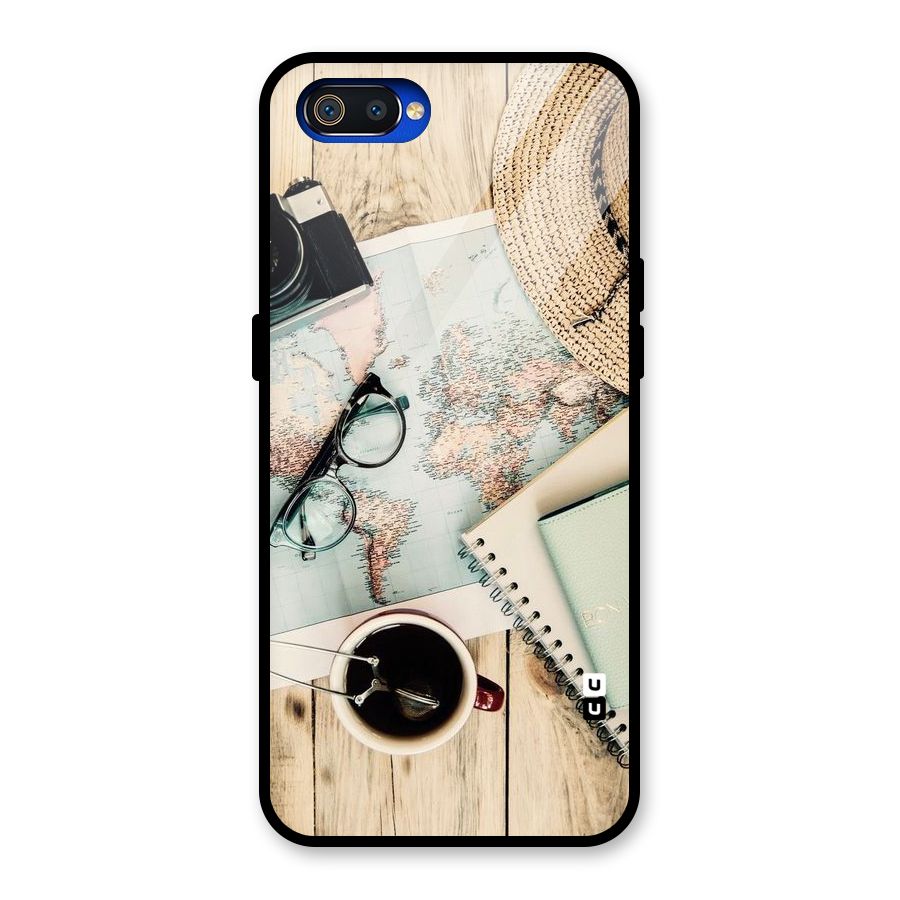 Camera Notebook Glass Back Case for Realme C2