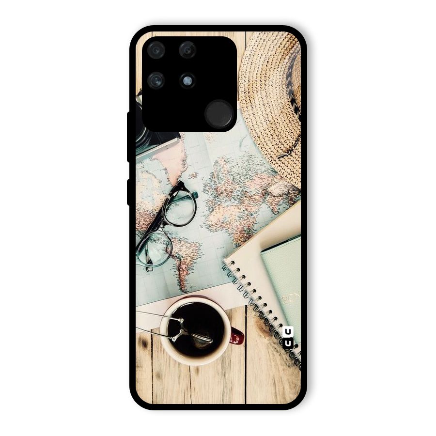 Camera Notebook Glass Back Case for Realme Narzo 50A