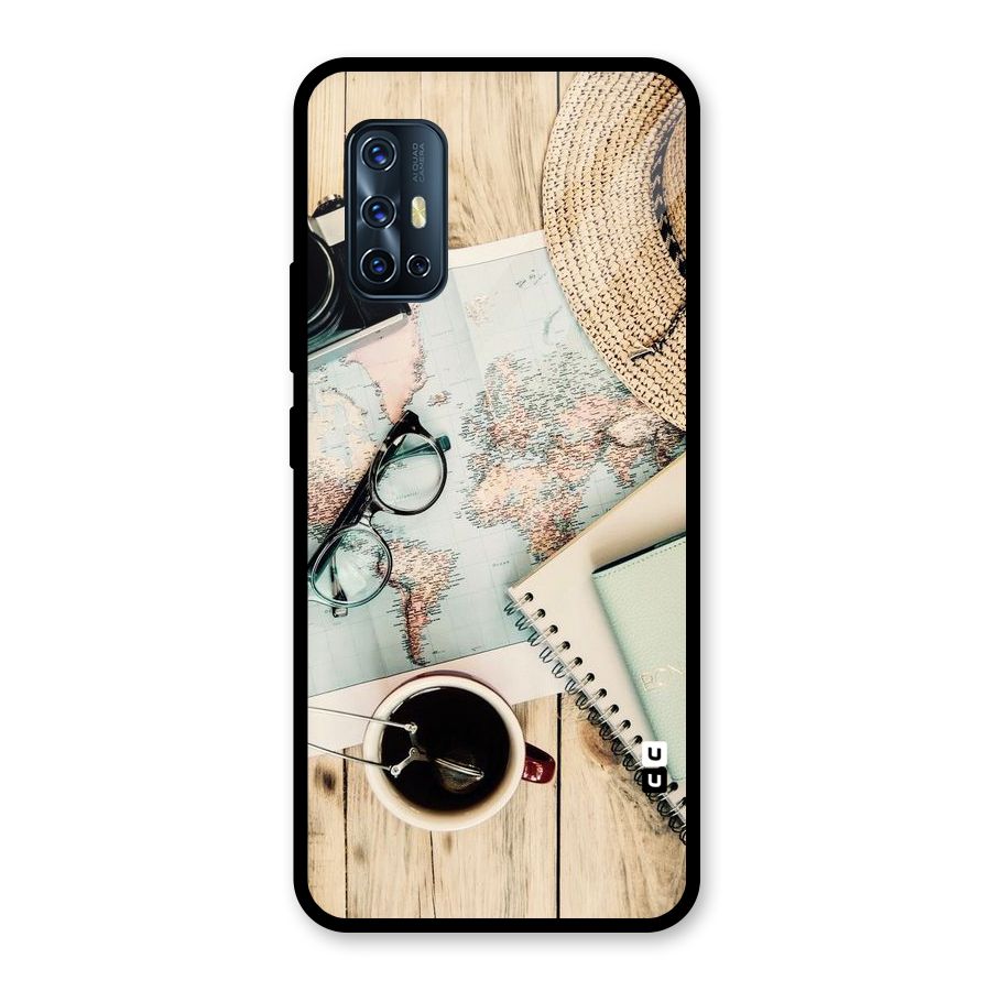 Camera Notebook Glass Back Case for Vivo V17
