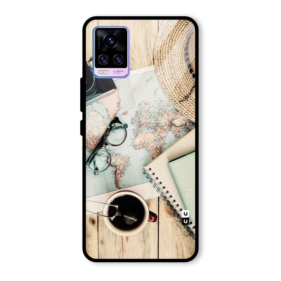 Camera Notebook Glass Back Case for Vivo V20 Pro