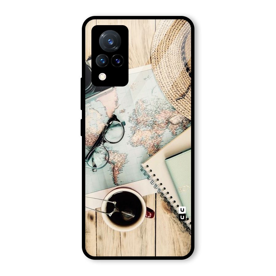 Camera Notebook Glass Back Case for Vivo V21 5G