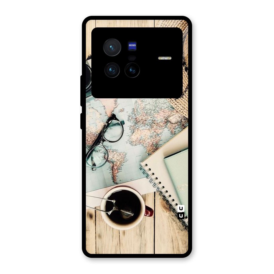 Camera Notebook Glass Back Case for Vivo X80