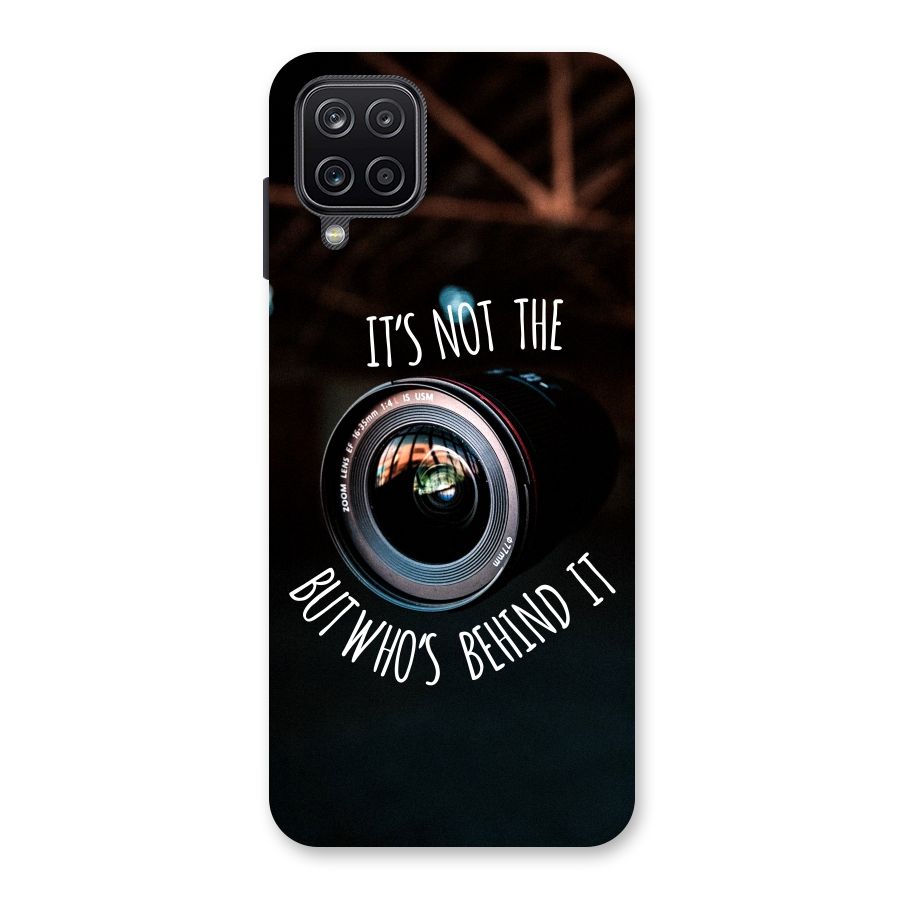 Camera Quote Back Case for Galaxy A12