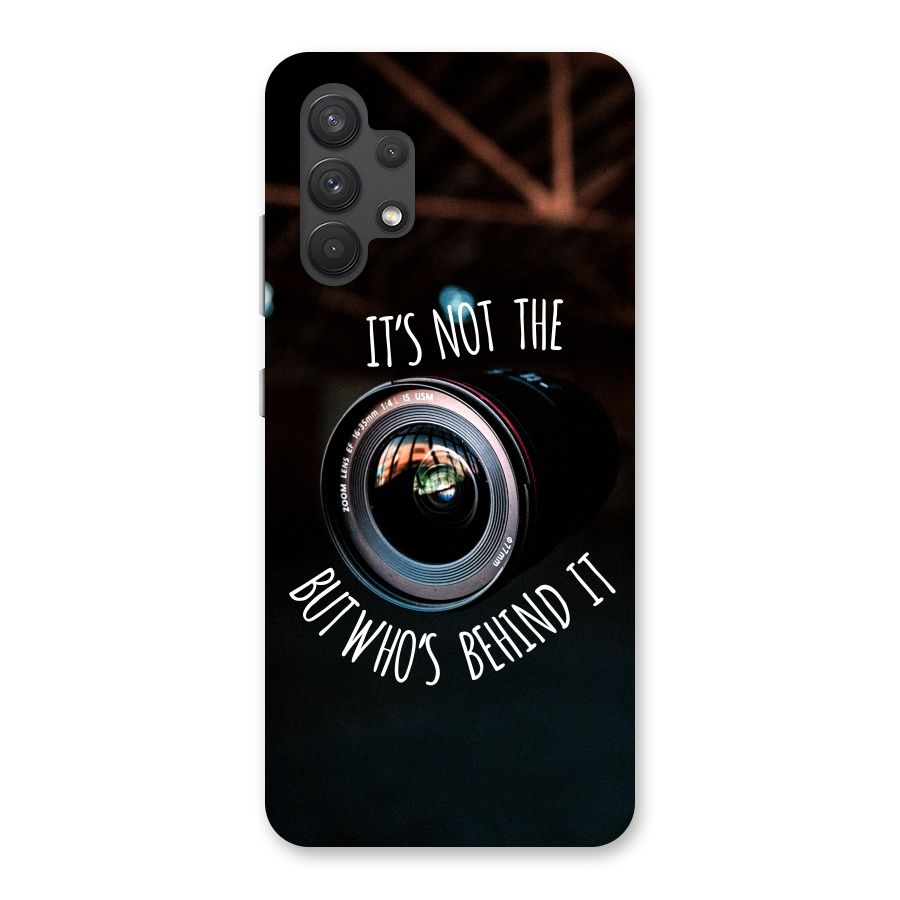Camera Quote Back Case for Galaxy A32