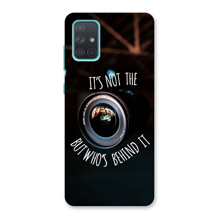 Camera Quote Back Case for Galaxy A71
