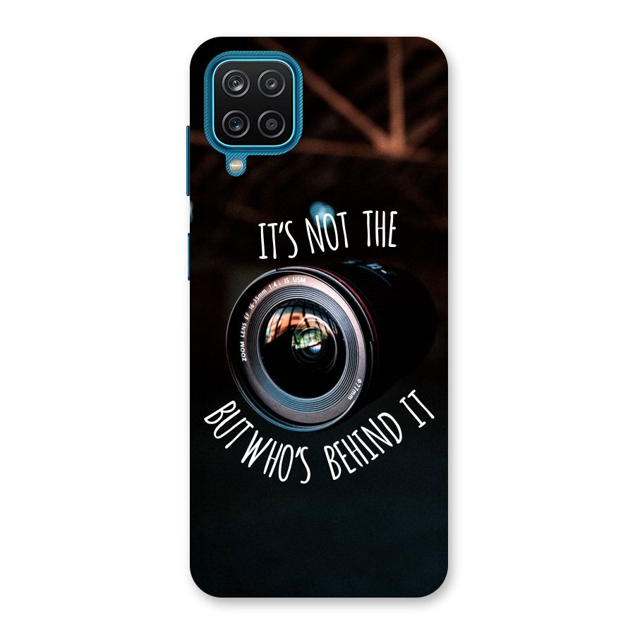 Camera Quote Back Case for Galaxy F12
