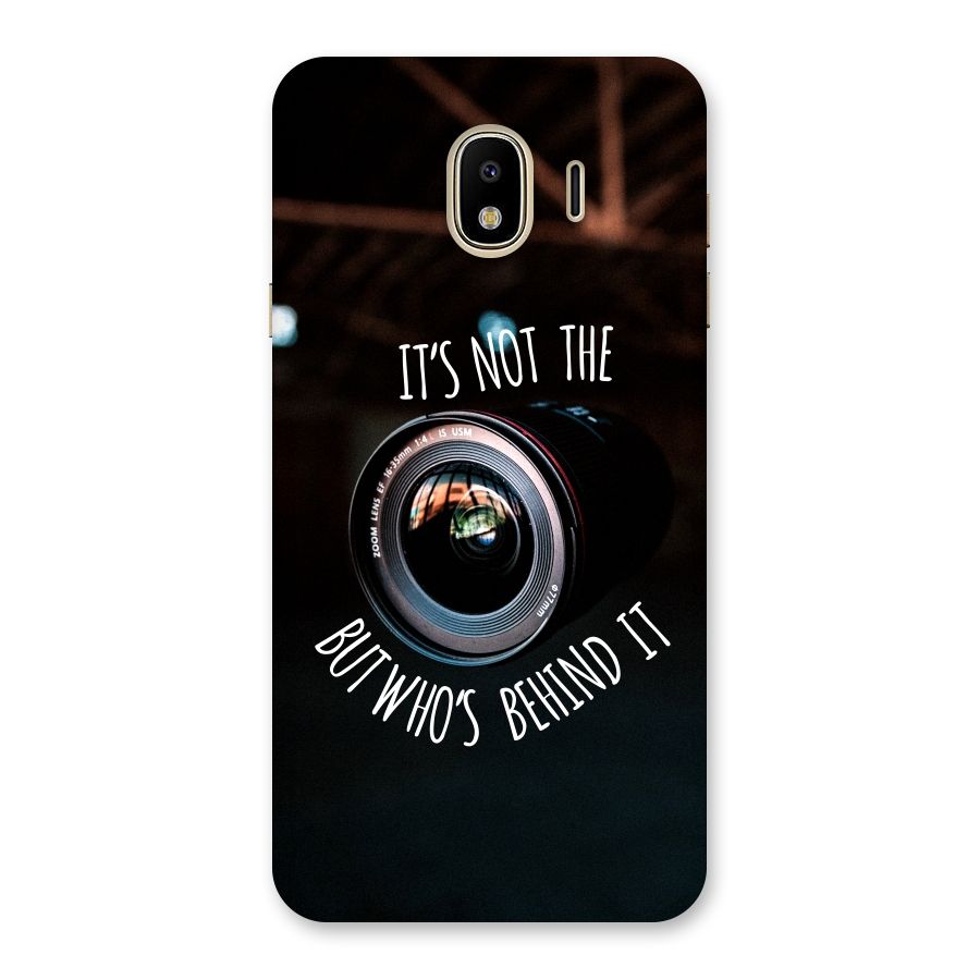 Camera Quote Back Case for Galaxy J4