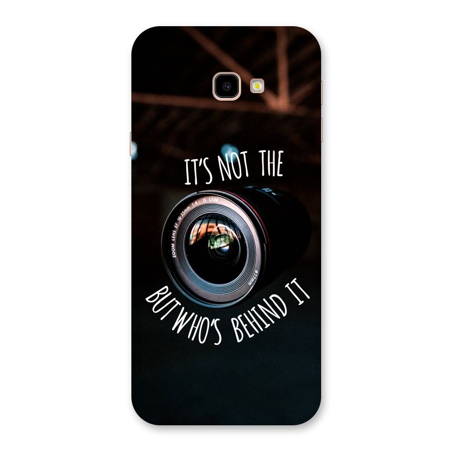 Camera Quote Back Case for Galaxy J4 Plus