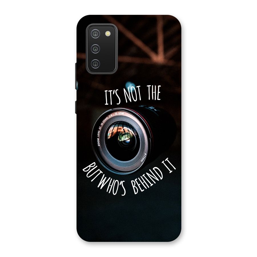 Camera Quote Back Case for Galaxy M02s