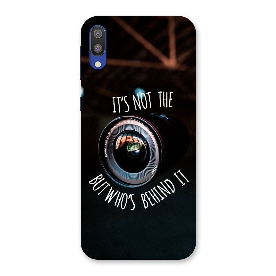 Camera Quote Back Case for Galaxy M10