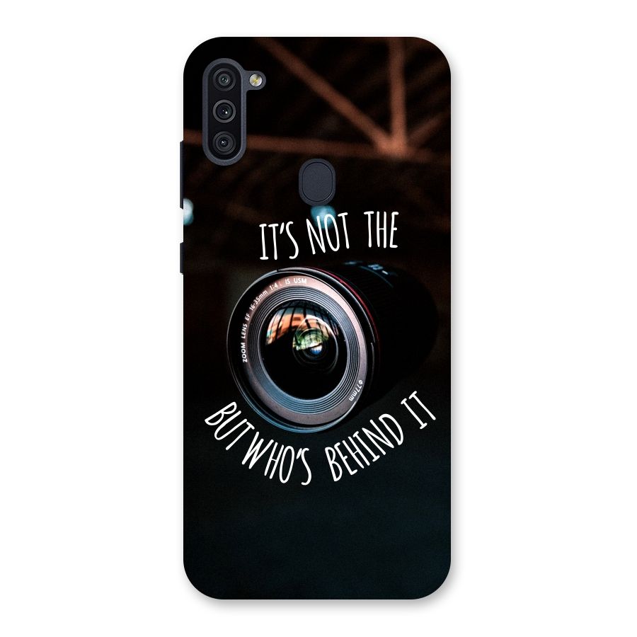 Camera Quote Back Case for Galaxy M11