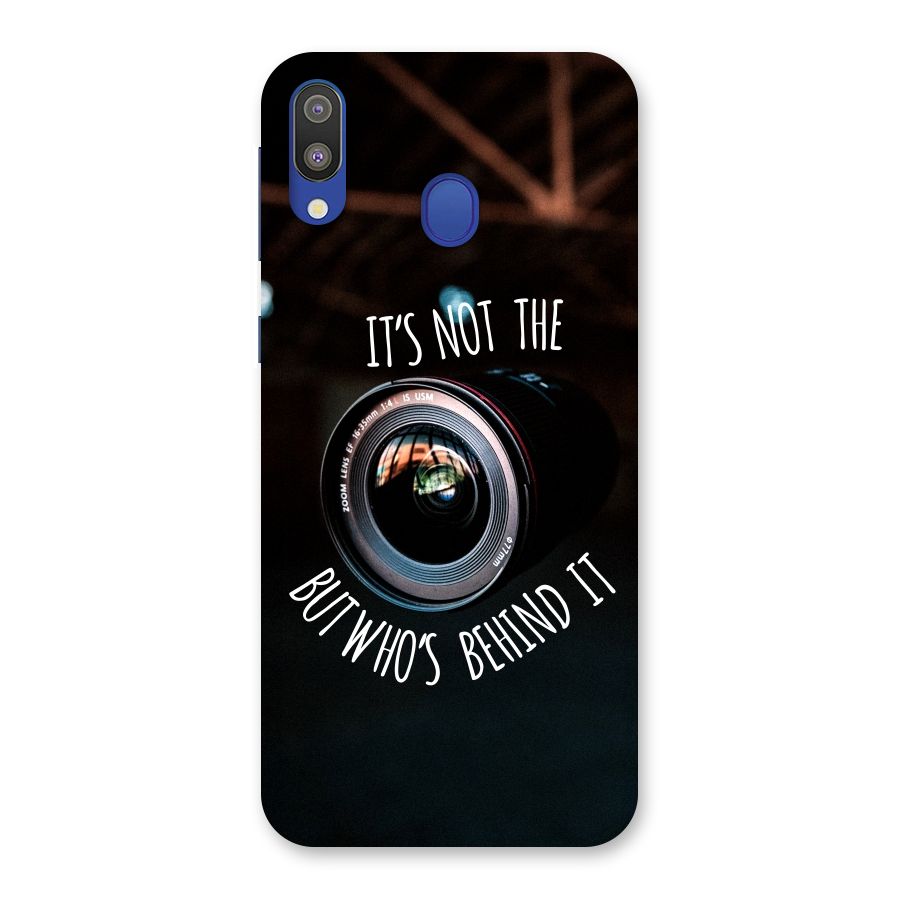 Camera Quote Back Case for Galaxy M20