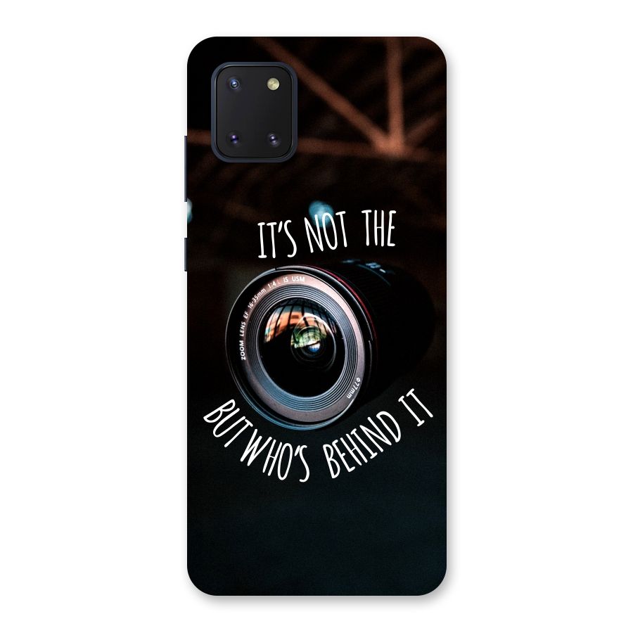 Camera Quote Back Case for Galaxy Note 10 Lite