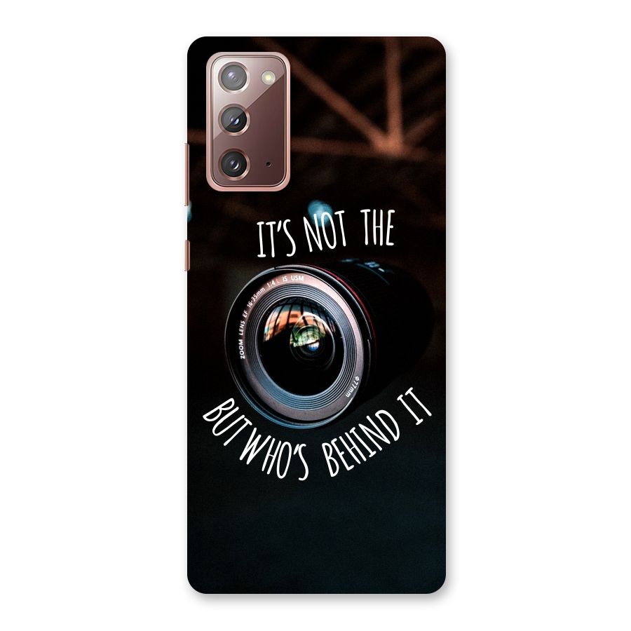 Camera Quote Back Case for Galaxy Note 20
