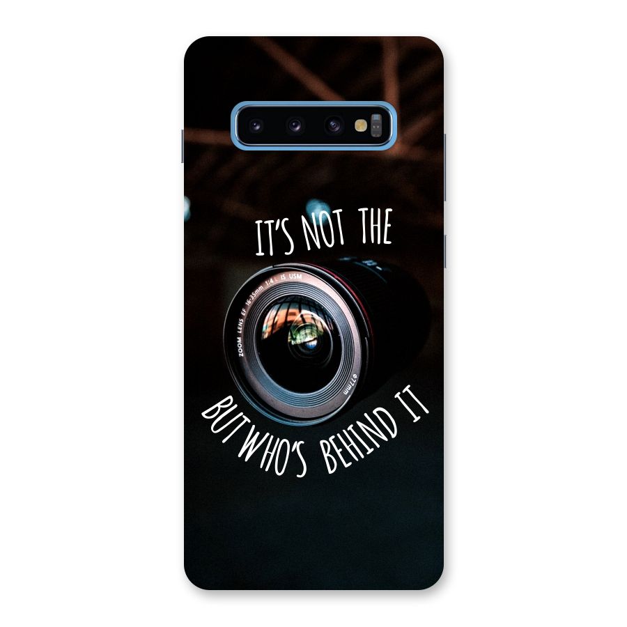 Camera Quote Back Case for Galaxy S10 Plus
