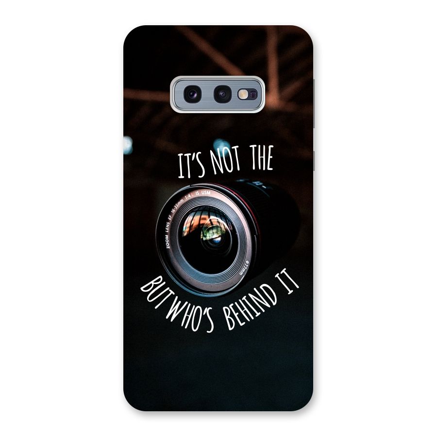 Camera Quote Back Case for Galaxy S10e