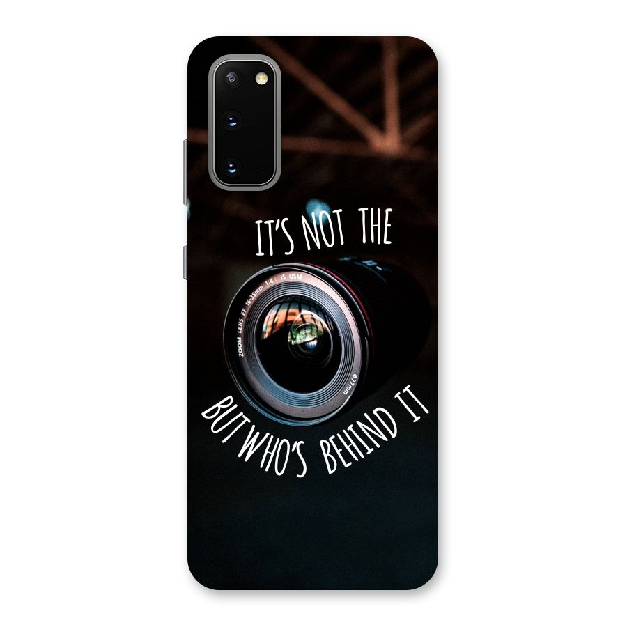 Camera Quote Back Case for Galaxy S20