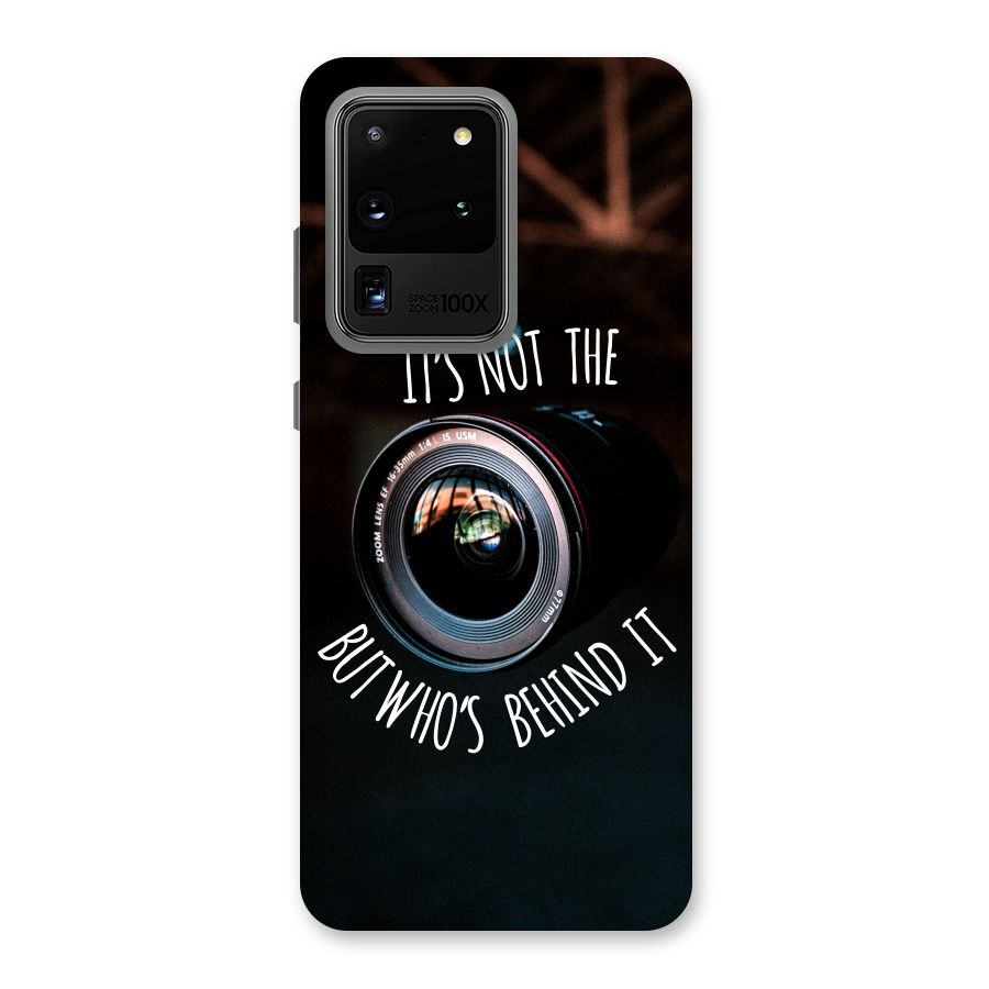 Camera Quote Back Case for Galaxy S20 Ultra
