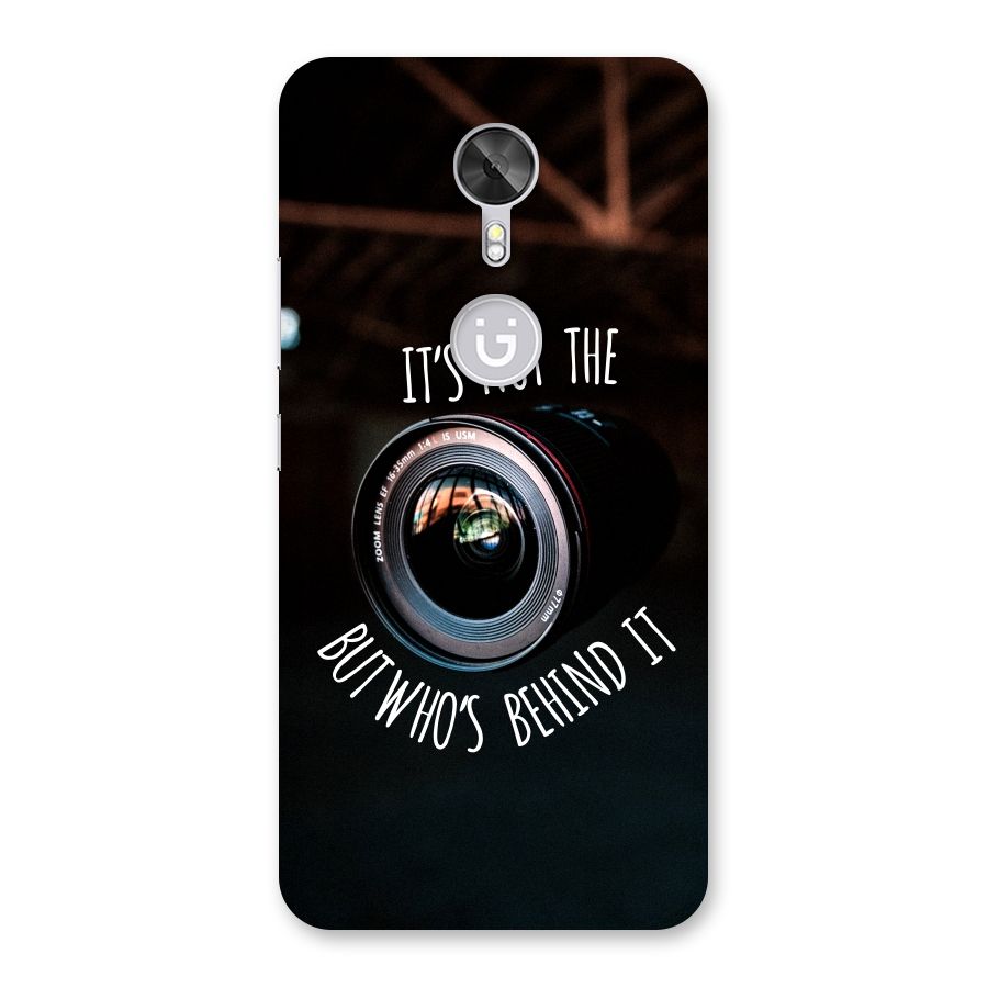 Camera Quote Back Case for Gionee A1