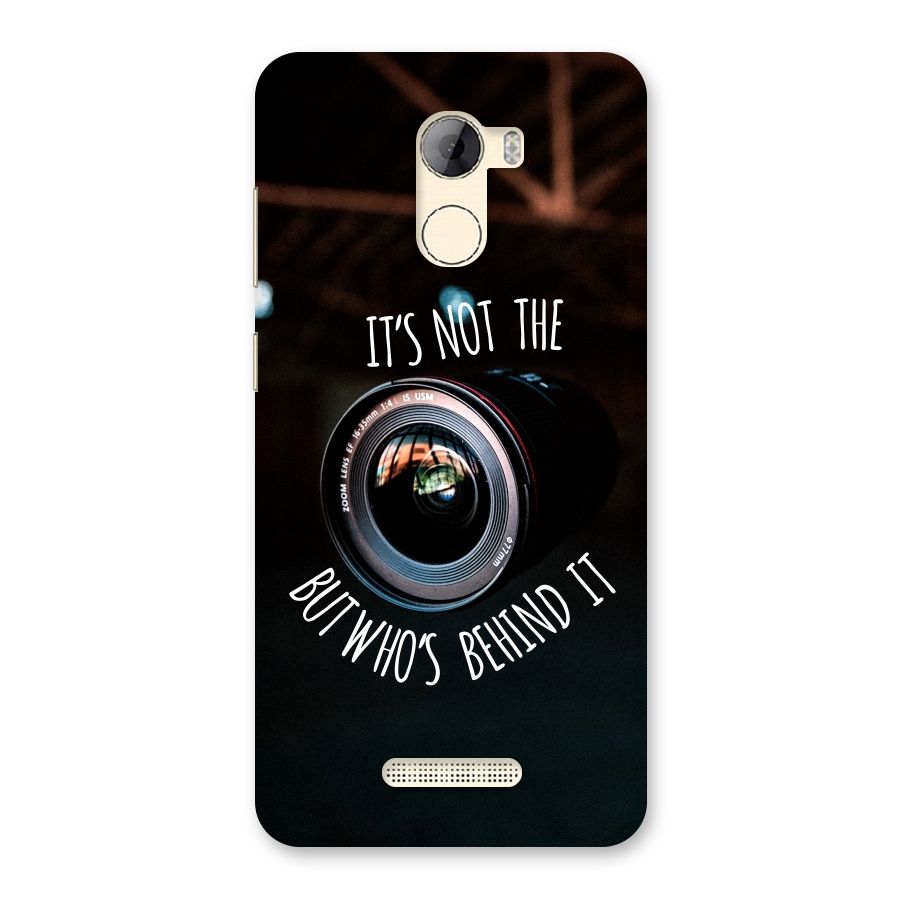 Camera Quote Back Case for Gionee A1 LIte