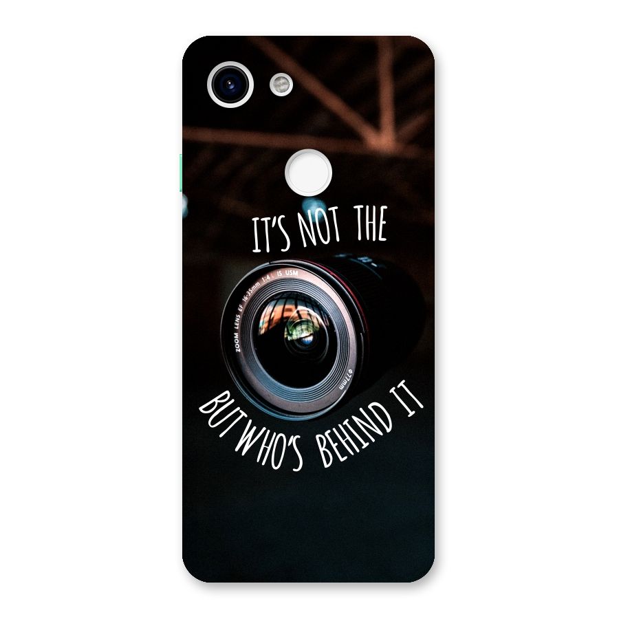 Camera Quote Back Case for Google Pixel 3